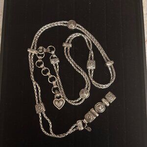 Vintage Brighton Metal Link Adjustable Belt - Size L